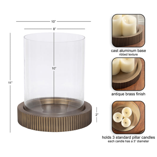 Rooks Metal Candle Holder